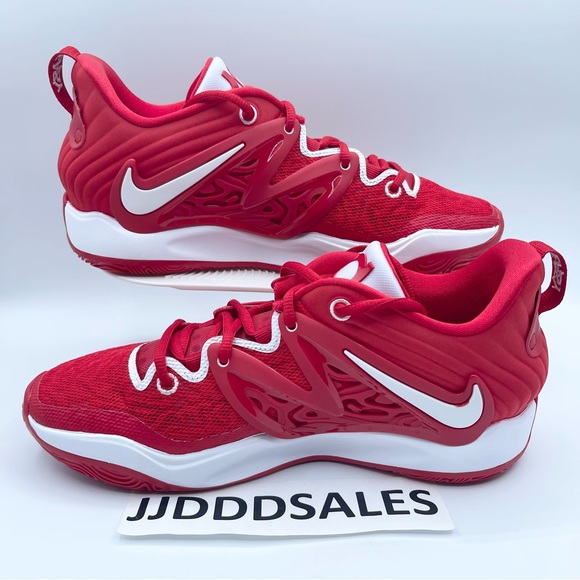 Nike KD 15 University Red TB Promo Basketball Shoes Durant DX6648-602 Men’s 9.5 - Picture 2 of 10